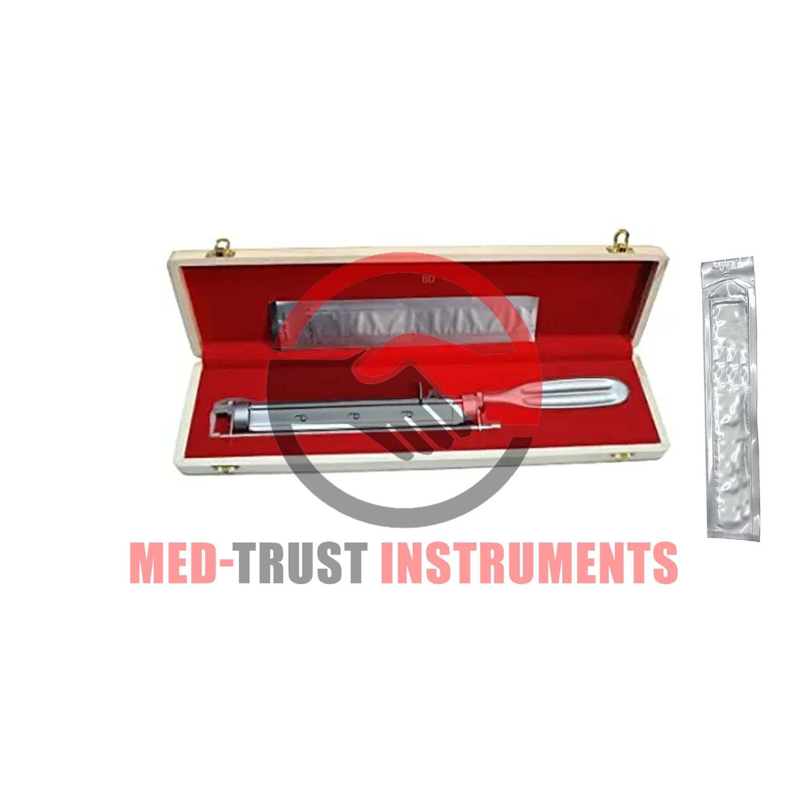 Silver Skin Graft Knife Handle Dermatome with 3 extra Blades Surgical Instrument