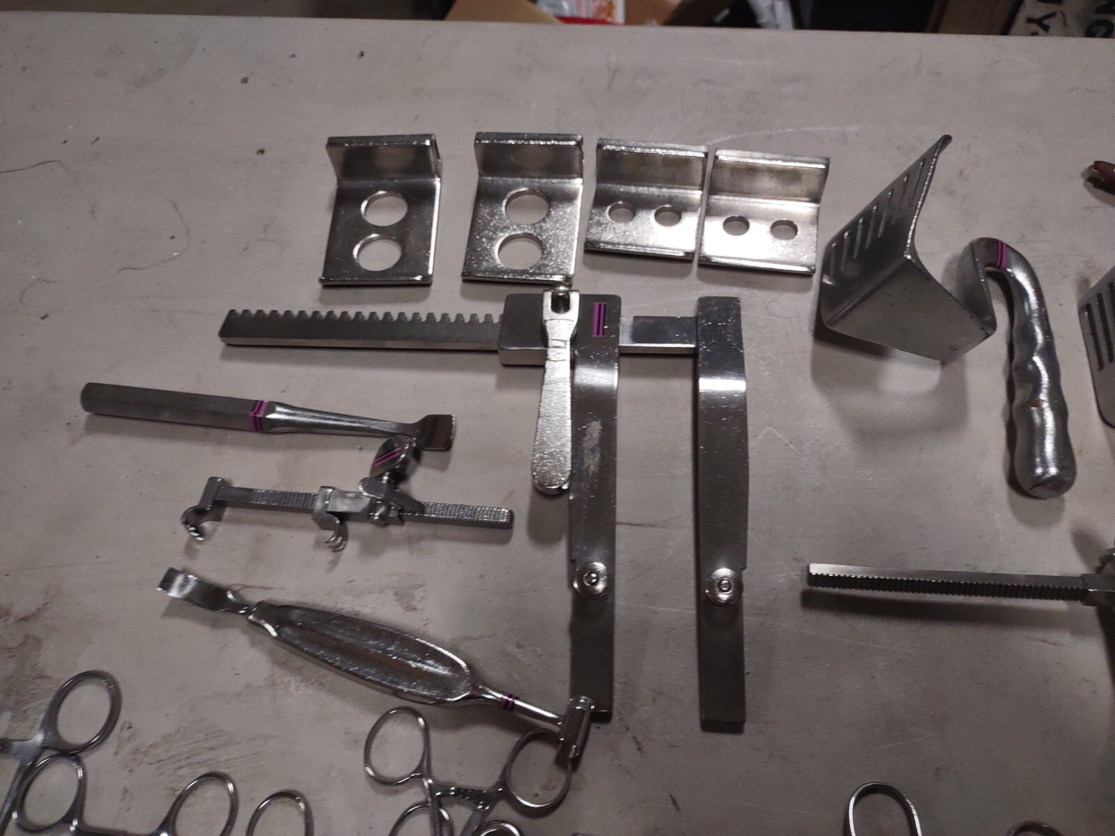 thoracotomy surgical tool lot Mixed brands Sklar Weck Mueller retractor Satinsky