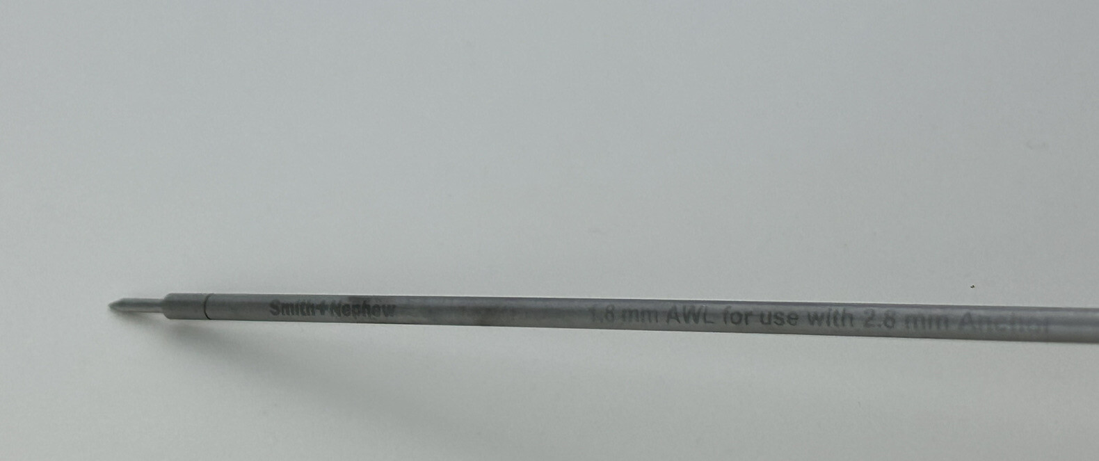 Smith Nephew REF 7209164 Dyonics 1.8mm Awl Overall Length 8.5in