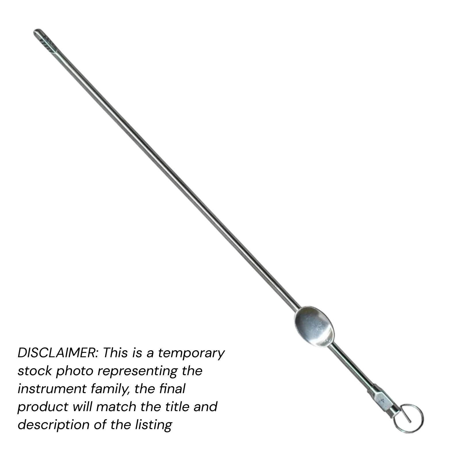 3x Novak Suction Biopsy Curettes, 10″, with Luer Hub, 3 mm, Light Curve, Economy