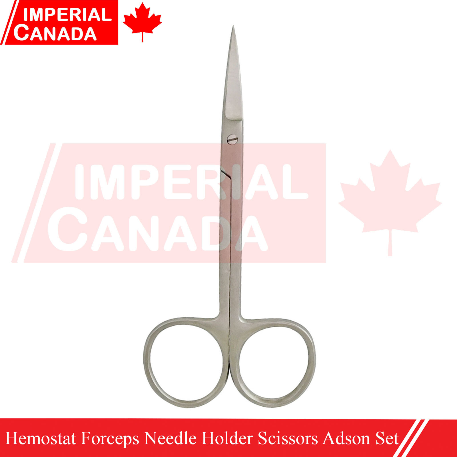 5 Pcs Surgical Instruments Set Hemostat Forceps Needle Holder Scissors DS-1951