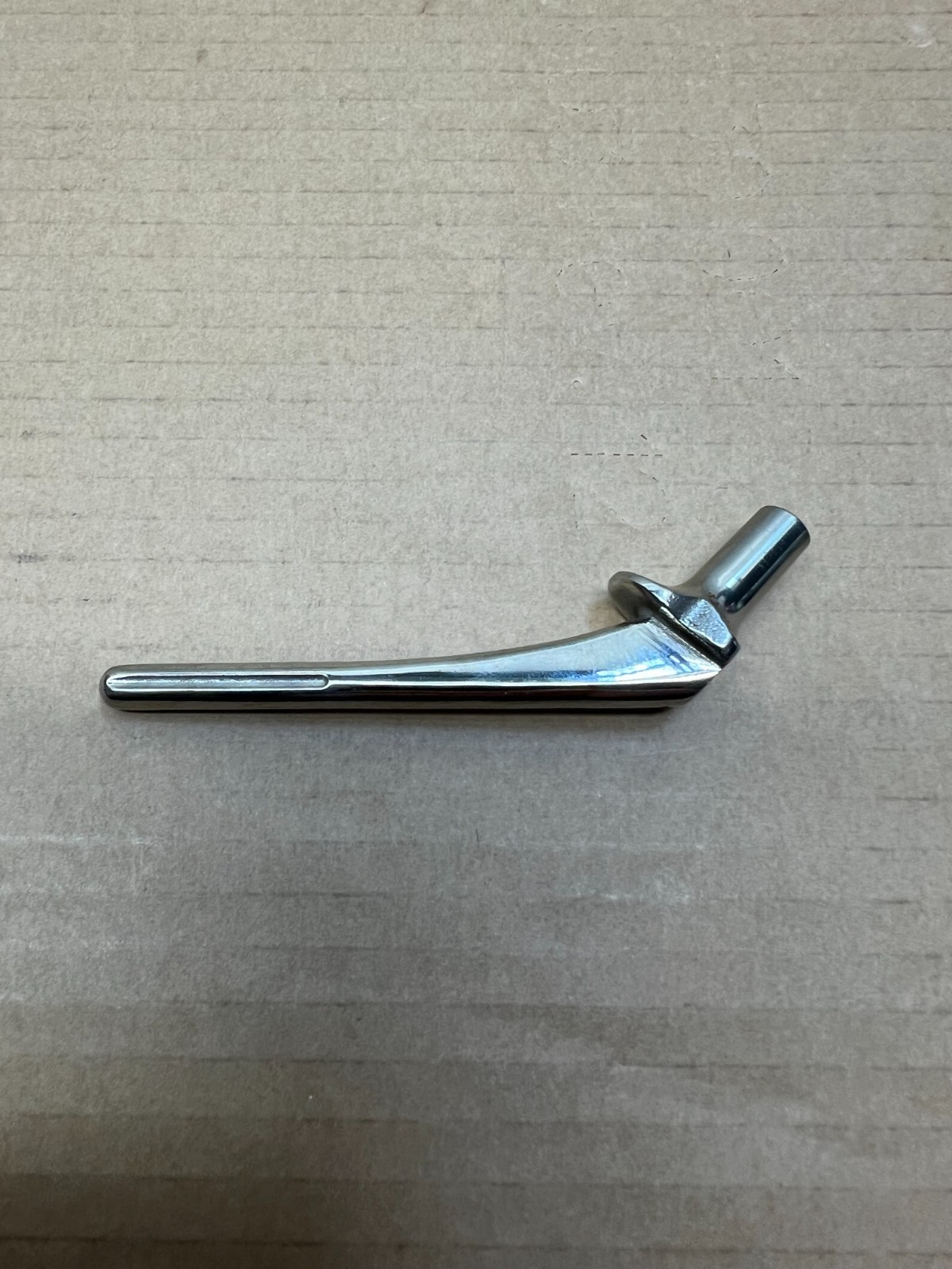 Cobalt Chrome Hip Implant Trial Stem #6, 3-5/8″ overall length