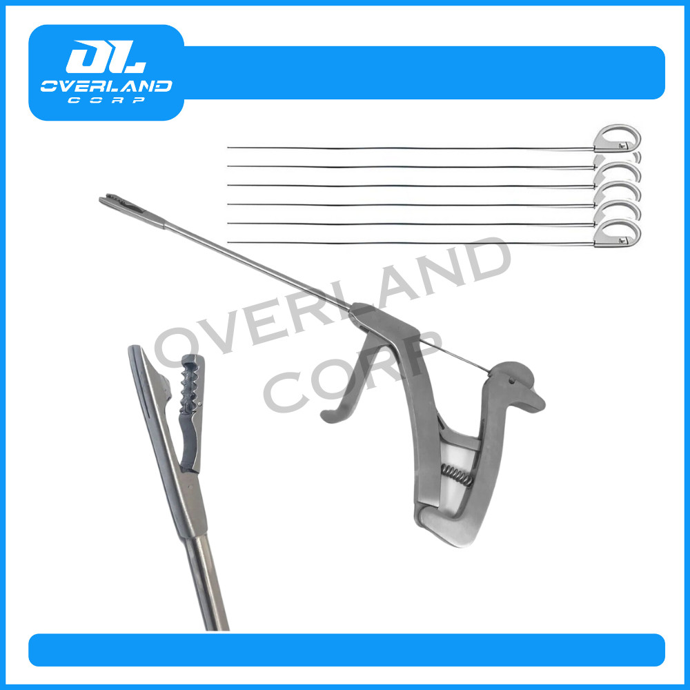 Scorpion Knee Suture Passer Straight 16mm | Arthroscopy Instrument with 6 Needle