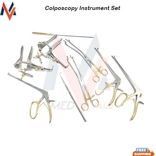Full Colposcopy Instrument Set High Quality stainless steel
