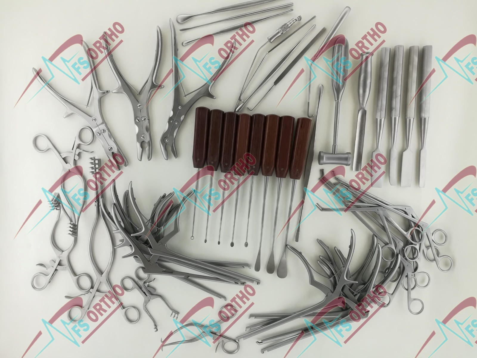 Laminectomy Complete Instrument Set Of 47 PCs Spine Orthopedic Instrument