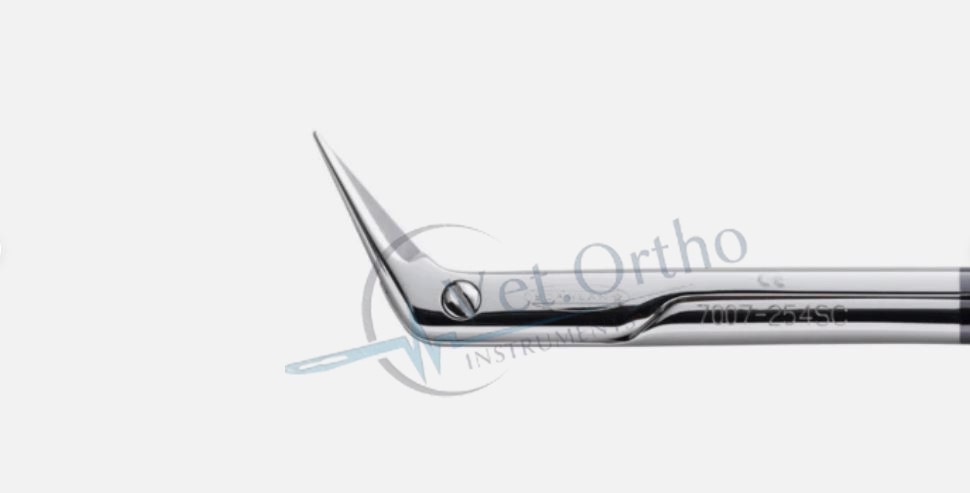 5X SCANLAN® Diethrich-Potts Scissors 7007-254SC 60º angle fine Super Cut™ 7
