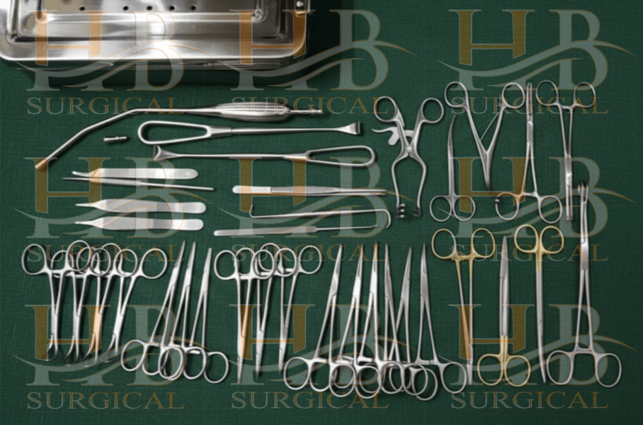 Tracheostomy Surgical Surgery Orthopedic Instruments 34 Pcs Set