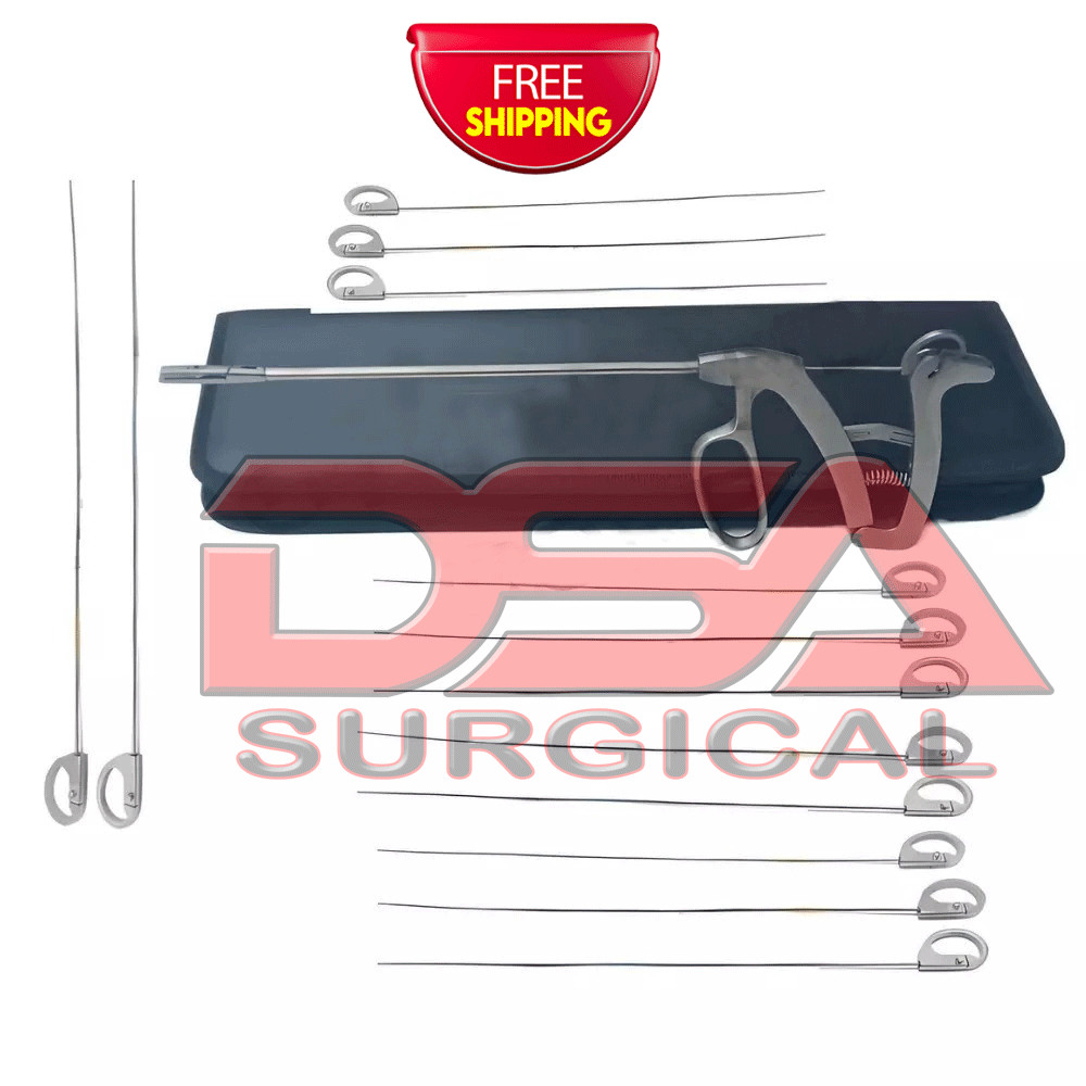 Knee arthroscopy Scorpion Suture Passer Straight 3.5mm With 10Needles Instrument