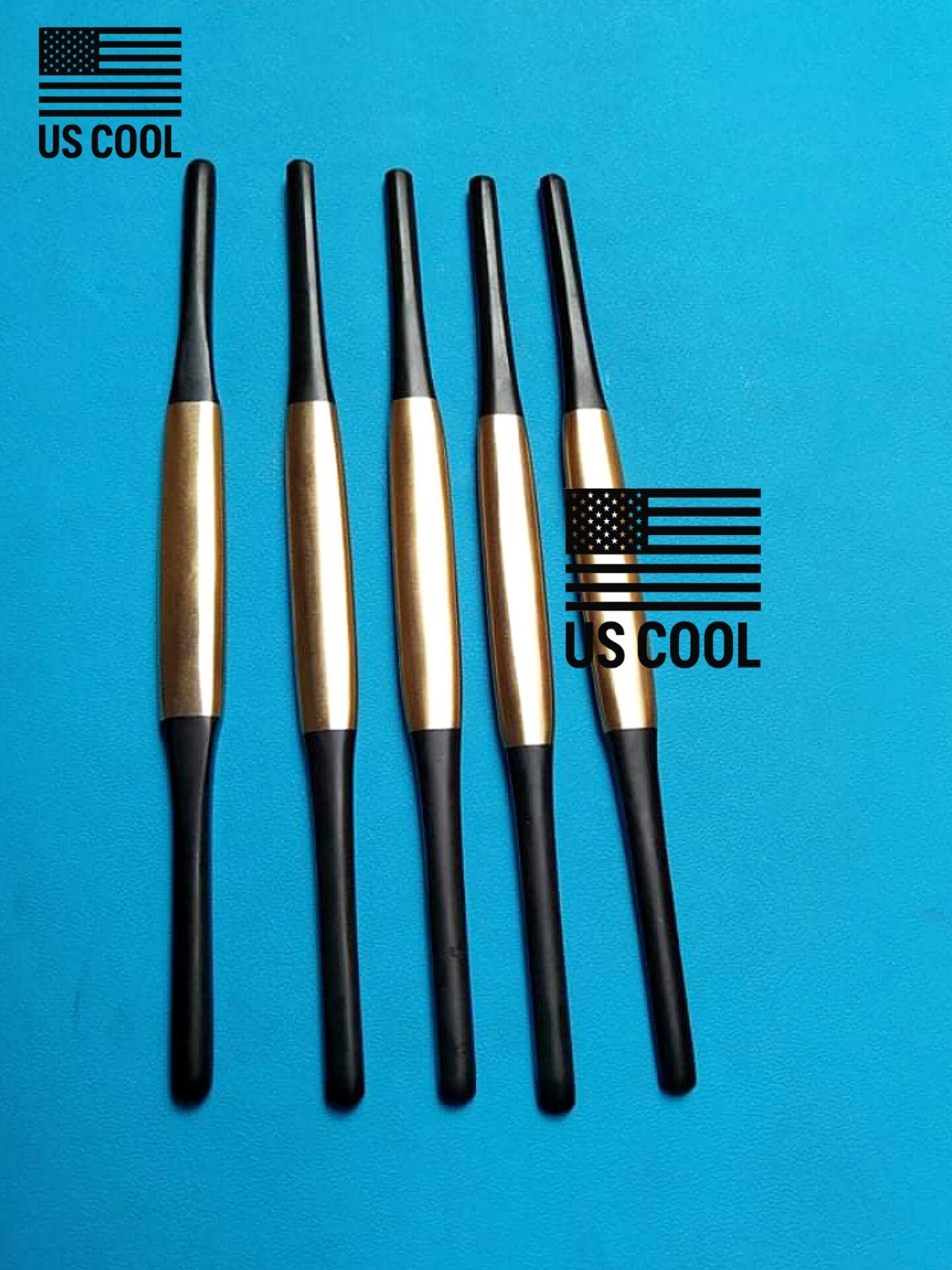 Double Ended TC Nasal Fomon Rasp Nasal Surgery Set Gold Black 5 PCS best Quality