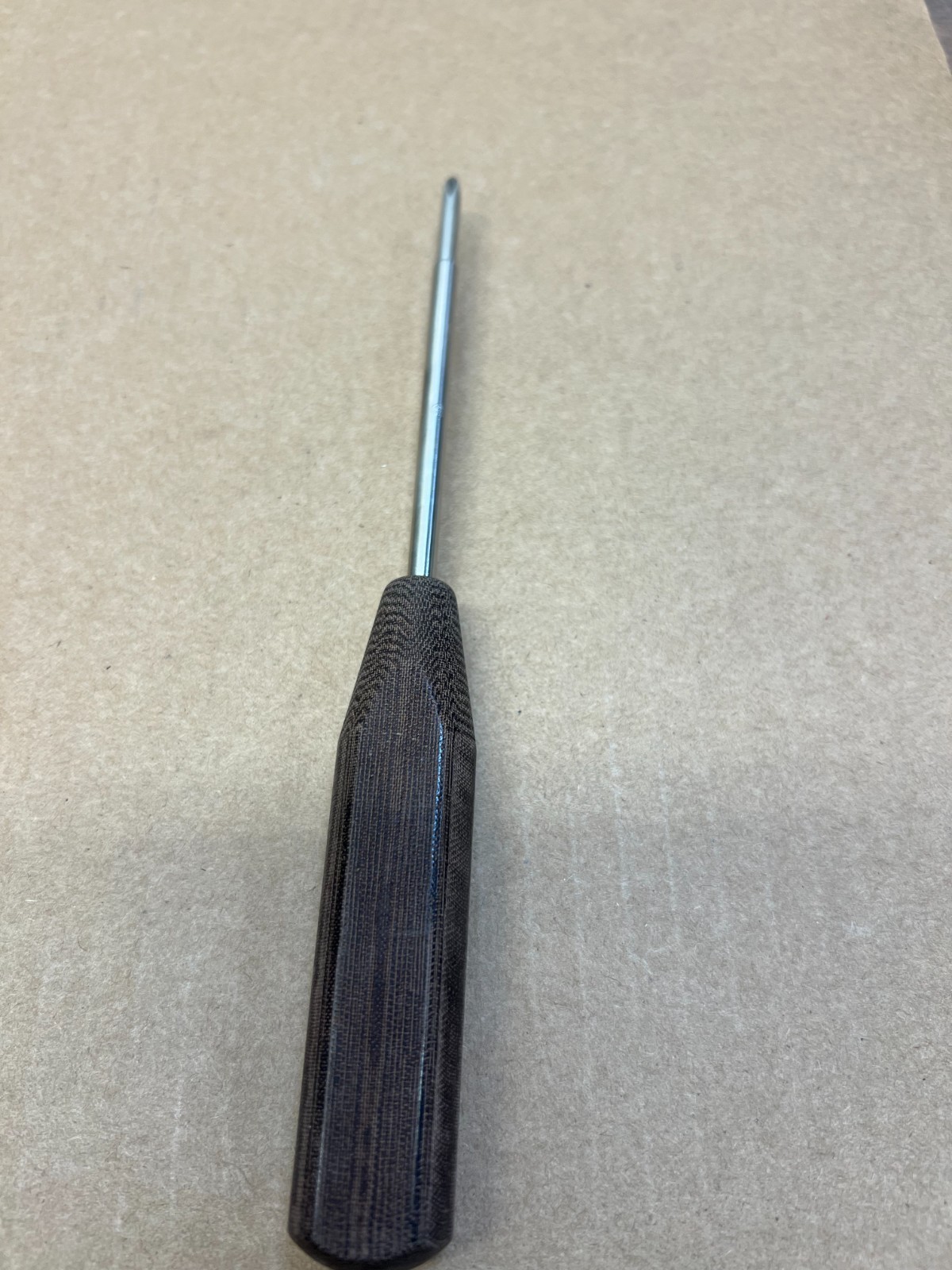 Hexagonal Surgical Bone Screwdriver, 7-3/4″ overall length