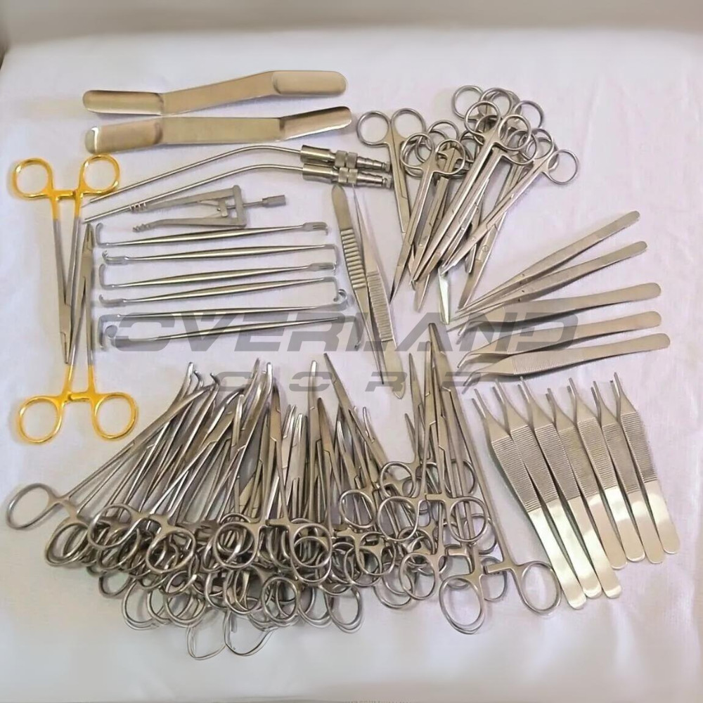 Complete 72-Piece Plastic Surgery Kit | High-Quality Surgical Instruments Kit