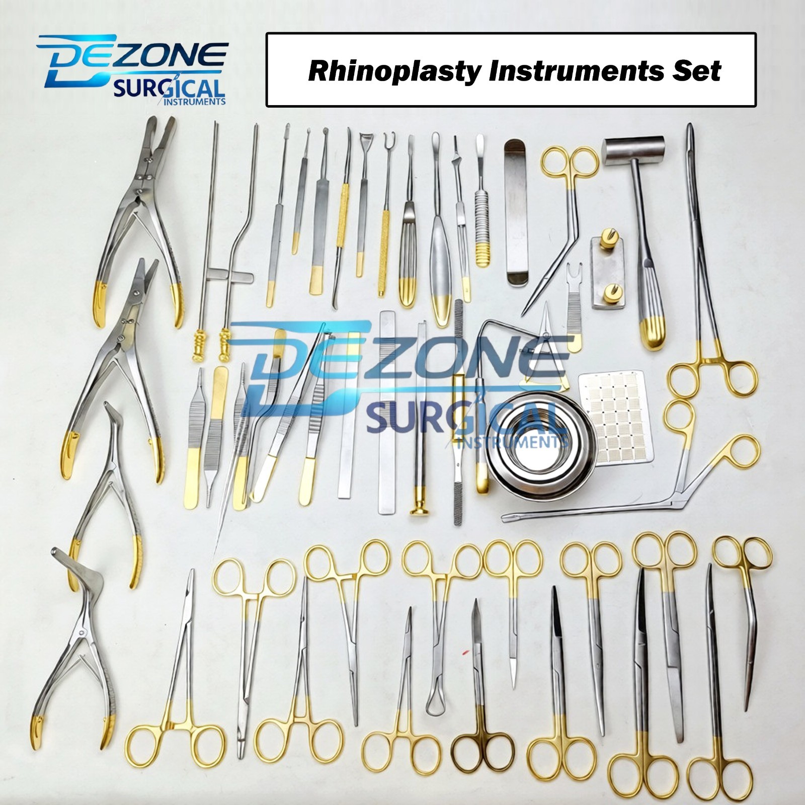 Rhinoplasty Instrument Set of 57 Pcs – Nose Surgery, Plastic Surgery Instruments