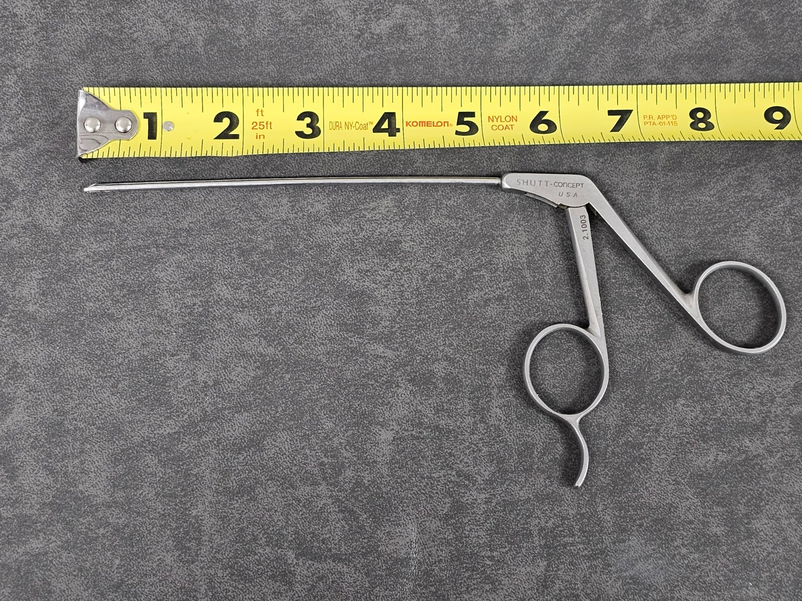 Linvatec SHUTT Concept 2.1003 Arthroscopic Mini Tip Punch Forceps STR 2.75mm