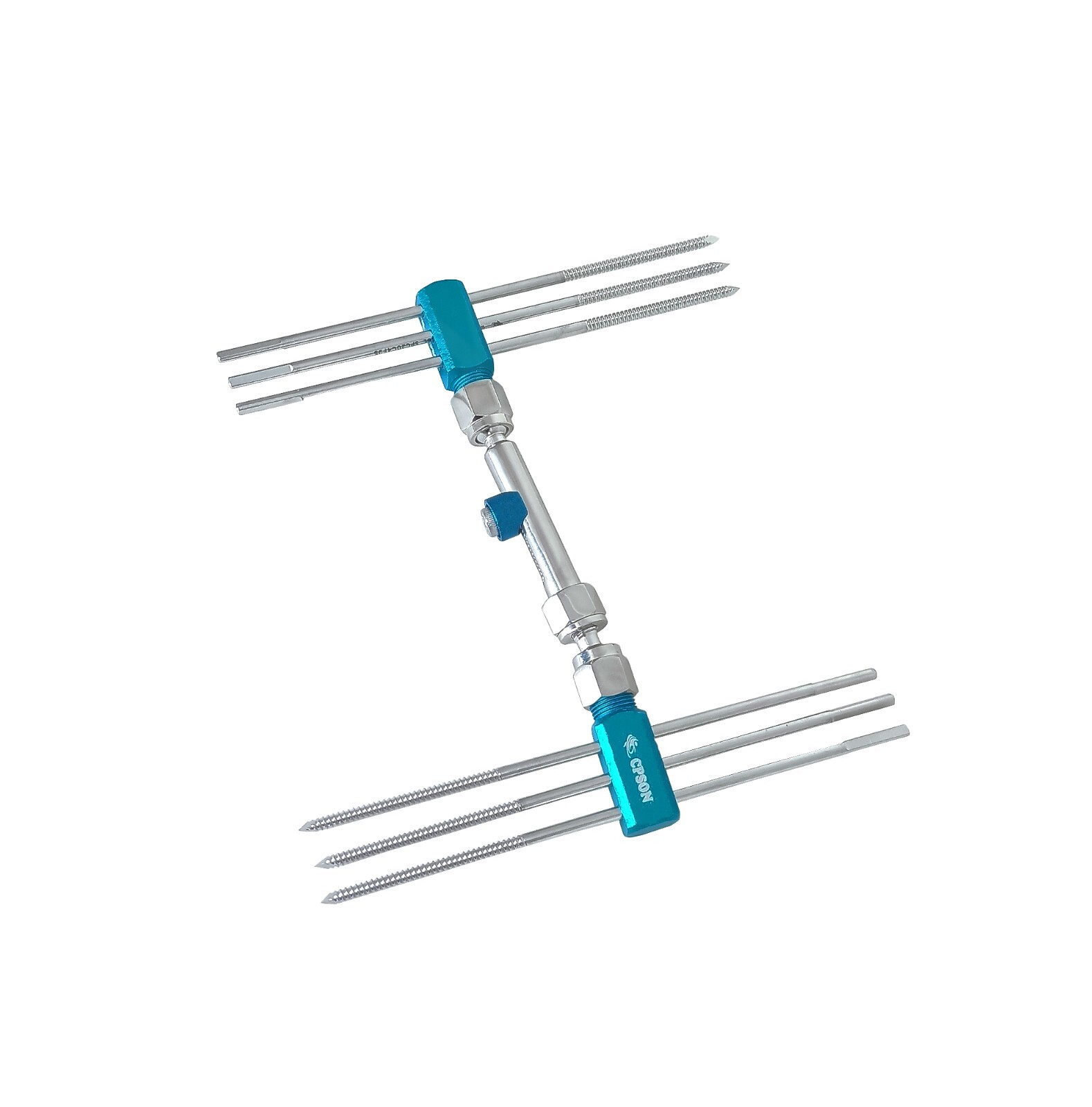 Orthopedic Fracture Surgery Colles External Fixator 145mm Set with Allen Key.