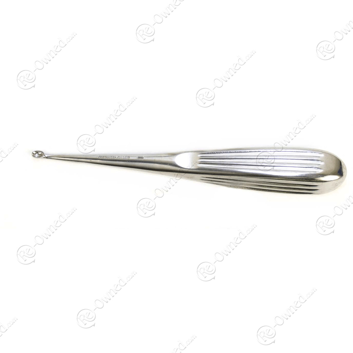 Grieshaber Spratt (Brun) Bone Curette 6-1/2in, Size 1, Oval Cups X:19710