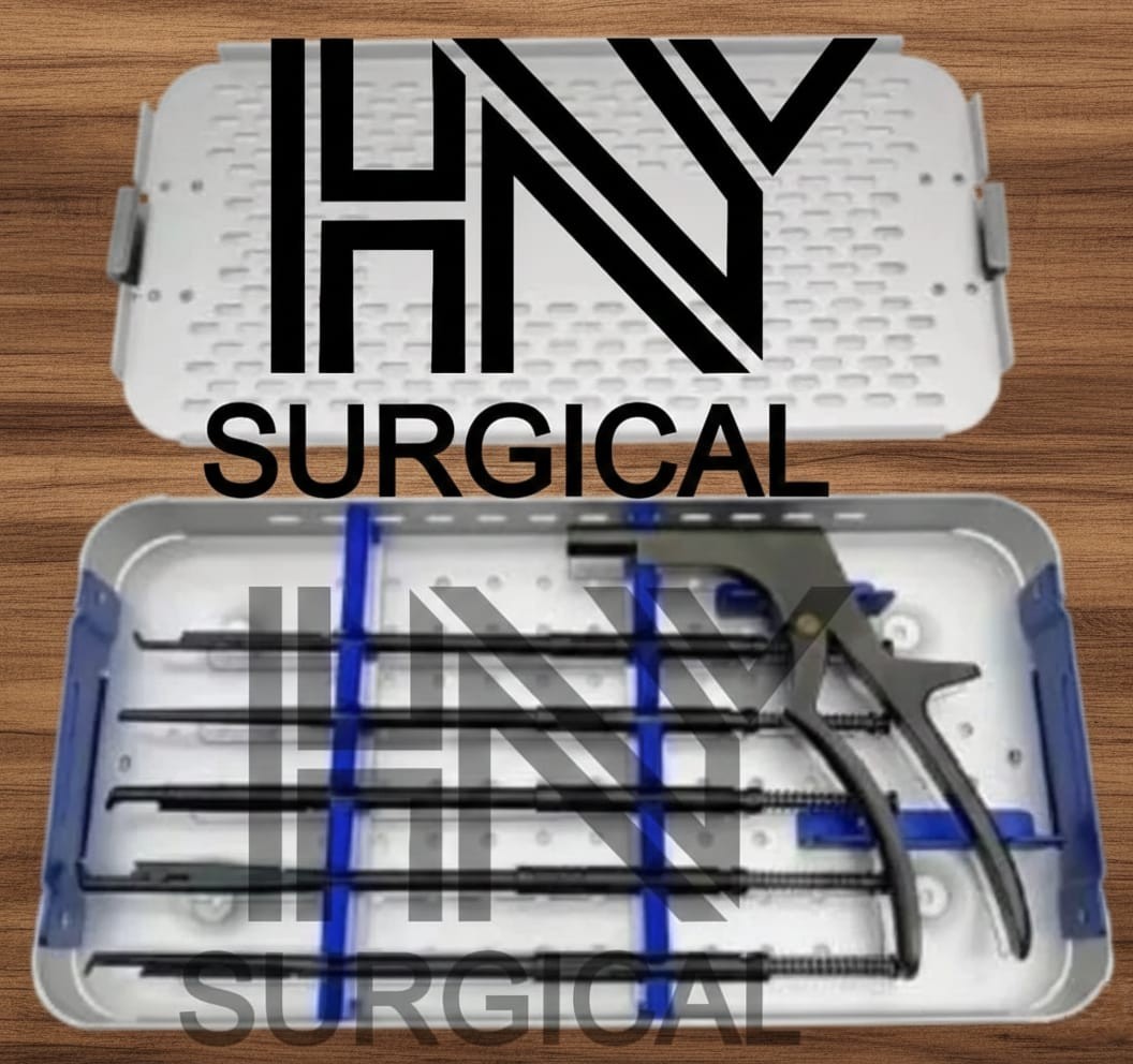 Interlaminar Kerrison Rotating Rongeur Set Spine Surgery Orthopedic Instruments