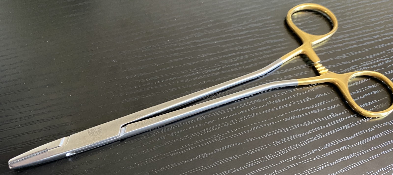 V. Mueller CH2416 Needle Holder Vital Sarot- 7 1/8 inch – Stainless – Used