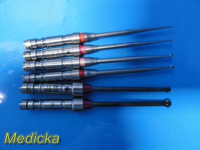 18X Zimmer Hall Surgical Assorted Osteon Burs W/ Bur Rack 5038-09 ~ 25574