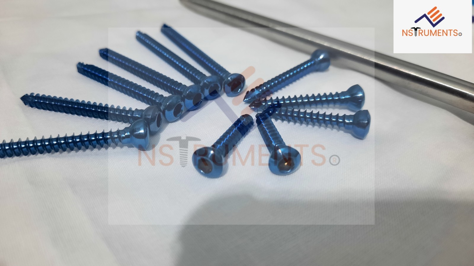 4.5mm Cortex Screws, Self-tapping, Titanium grade 5 Screws (140 pcs)
