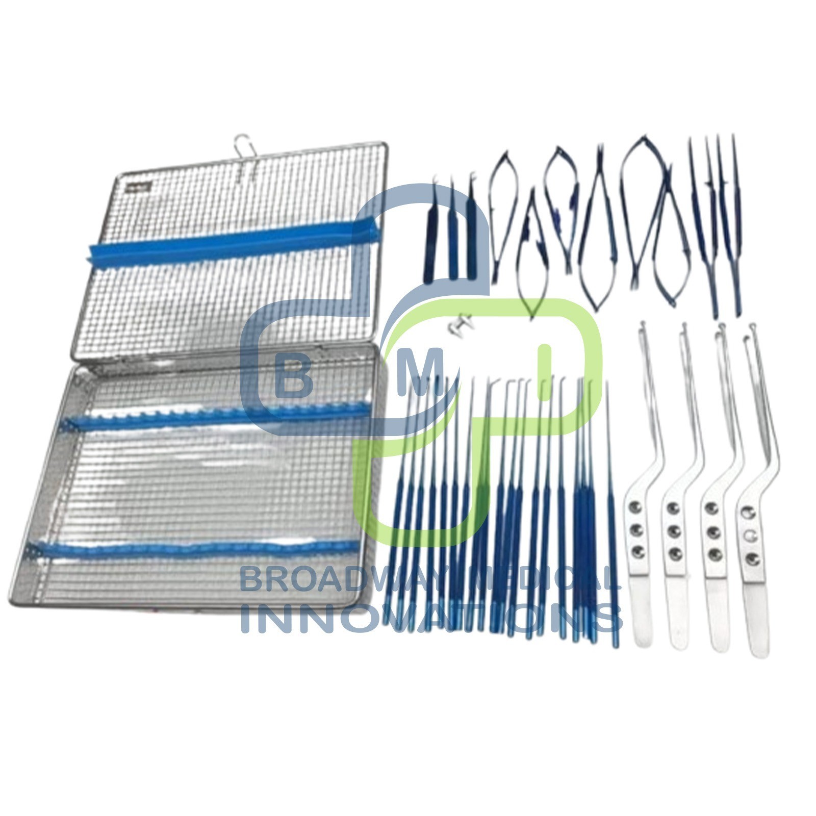 Micro surgery instruments set Neuro Surgical Titanium coated Instruments