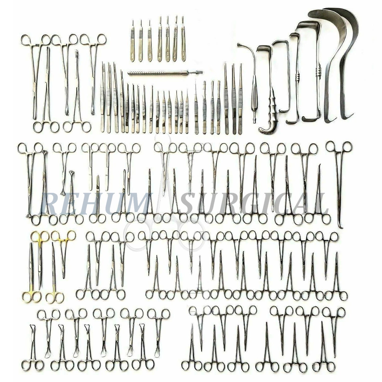 Laparotomy Set 108 Pcs Instruments Basic Surgical Medical Instruments