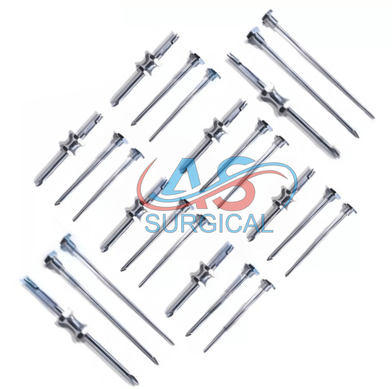 HRT Trocar 3.5mm & 4.5mm Hormone Replacement Pellet Insertion trocars Kit 8 Sets