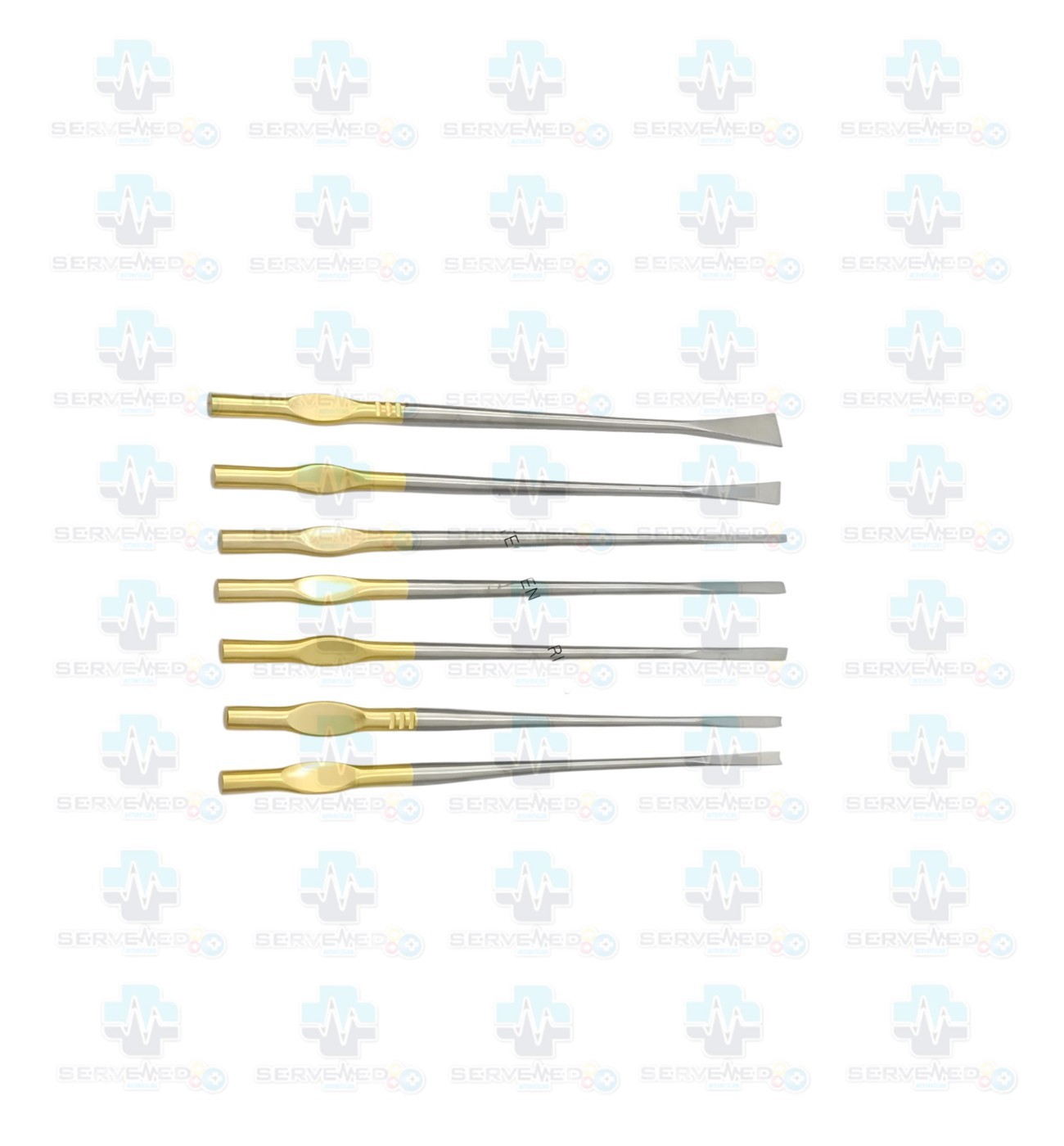 Rhinoplastic Set Screw Driver Chisel Set of 7 Pcs
