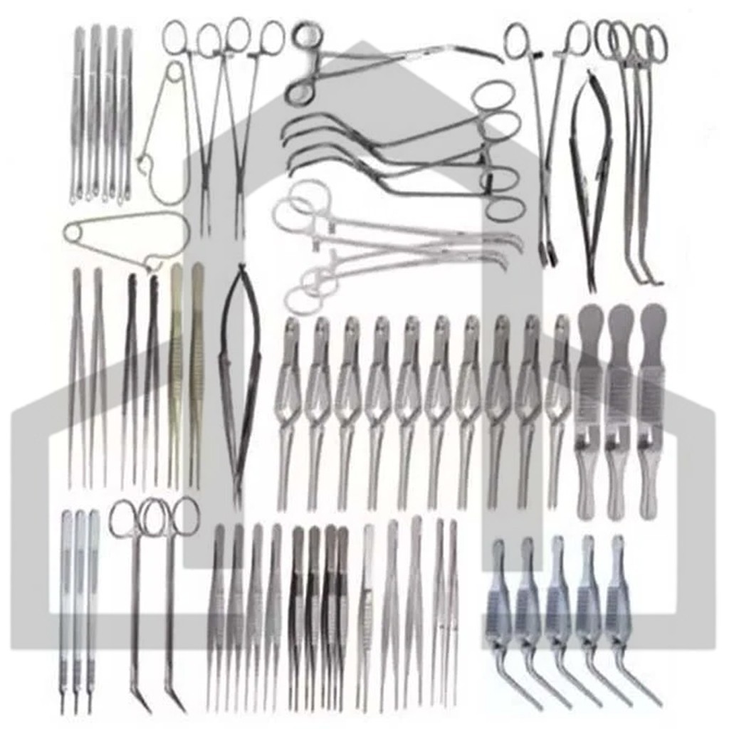 Major Vascular Surgery Set Surgical Instruments 61 Pcs