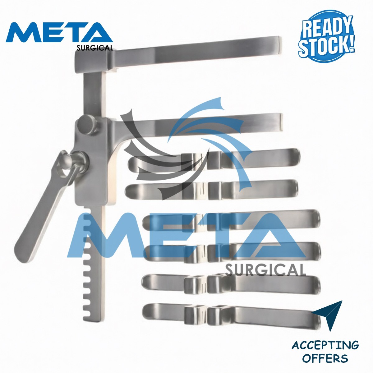 Laminectomy Retractor 13 PCS Set Complete Spine Surgical Instruments