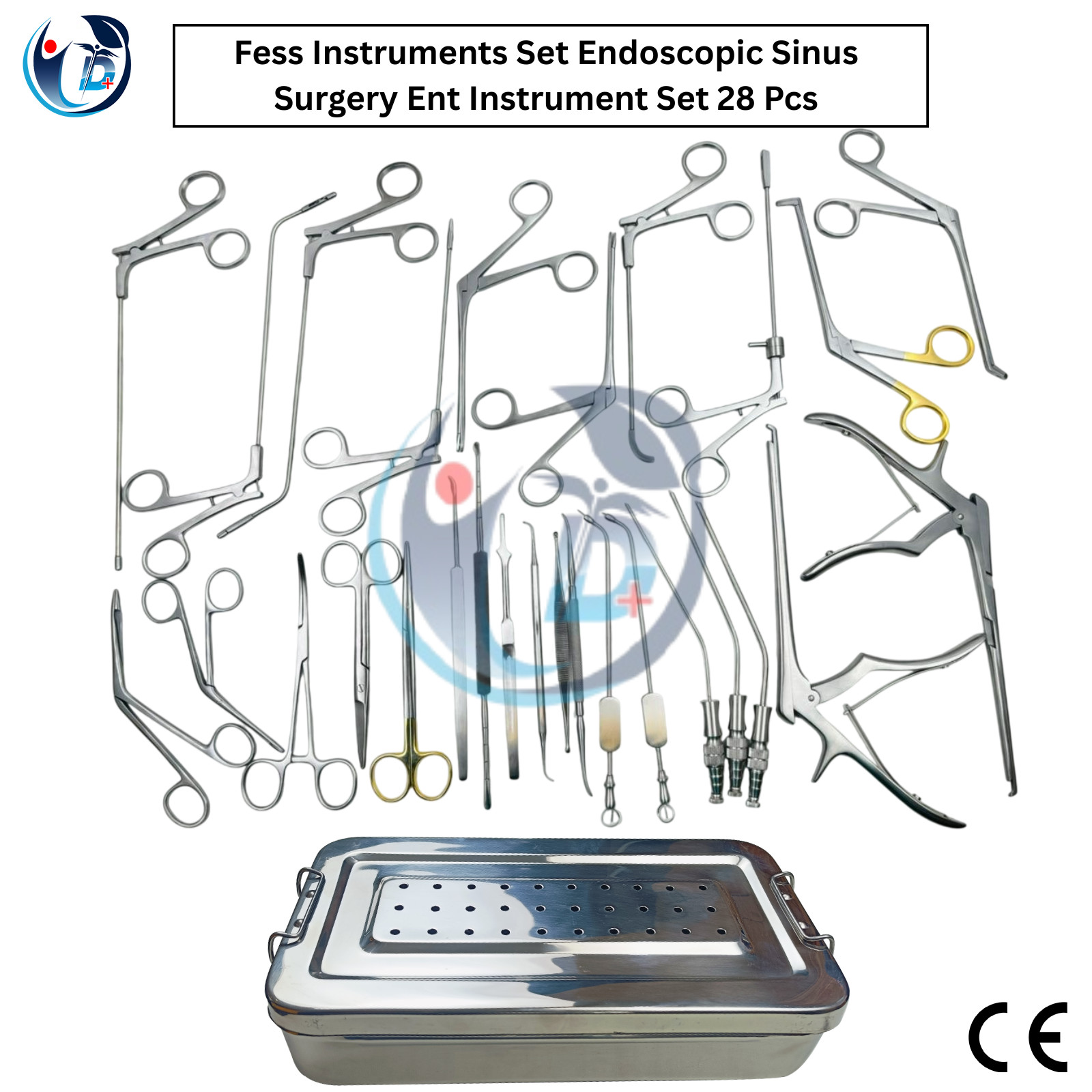 Fess Instruments Set Endoscopic Sinus Surgery Ent Instrument Set A+ German Steel