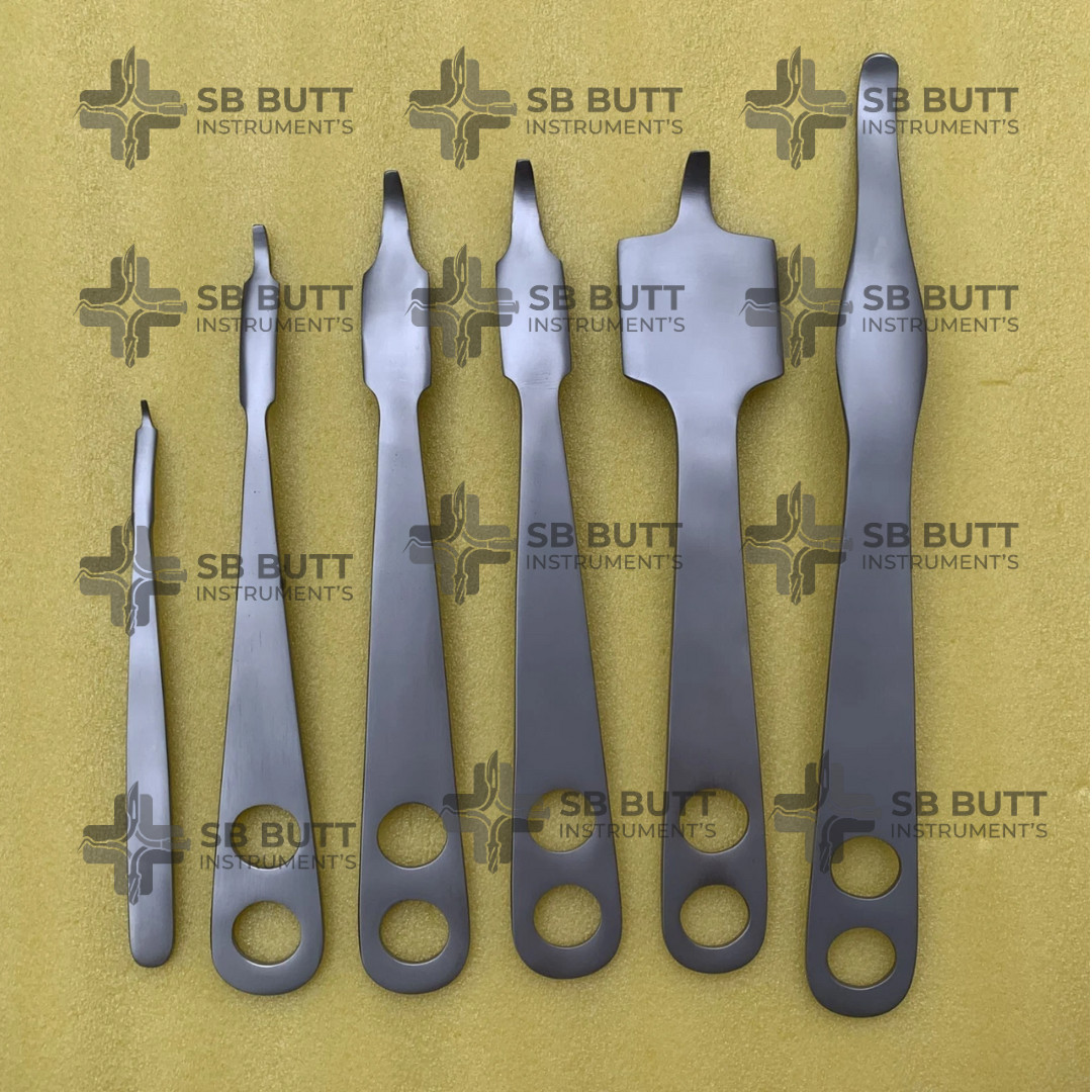 7 Hohmann Retractor Set, German Stainless Steel Surgical, Orthopedic Instruments