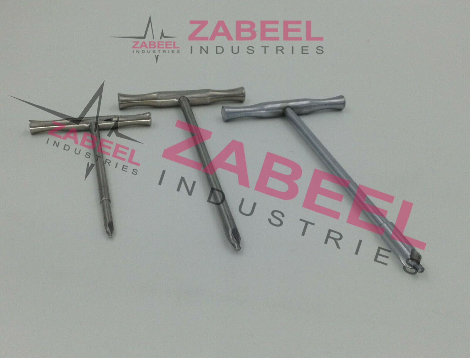 3 Pcs Reamer with T-handle 4mm 6mm 8mm tip orthopedics Veterinary instrument