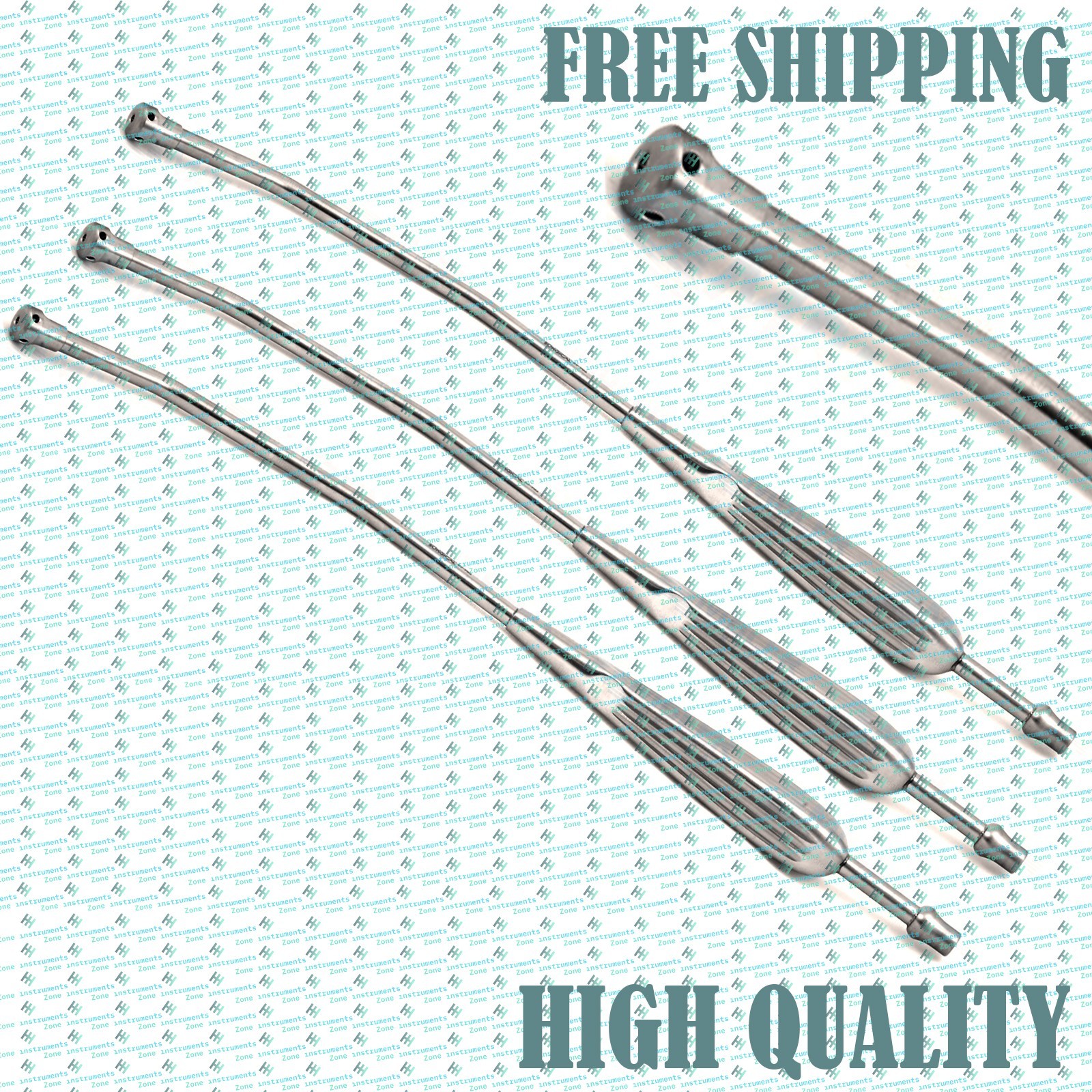3x Long Suction Tubes 35cm | Thoracic VAT Surgery Set | Reusable Aspirator