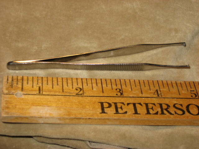Tweezers; Grabber style, 5″
