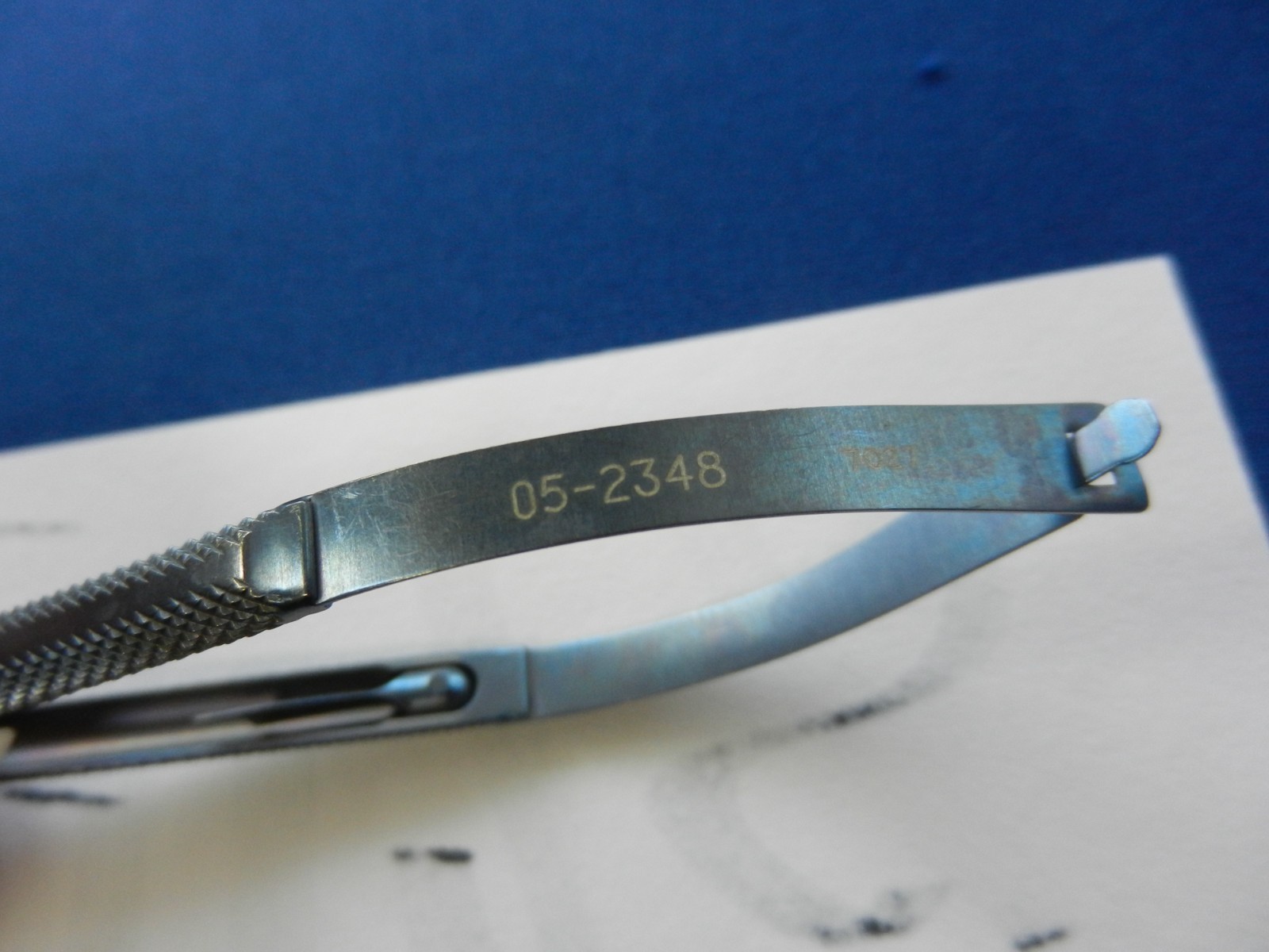 E7128 Rhein 05-2348 Nichamin II Foldable Forceps