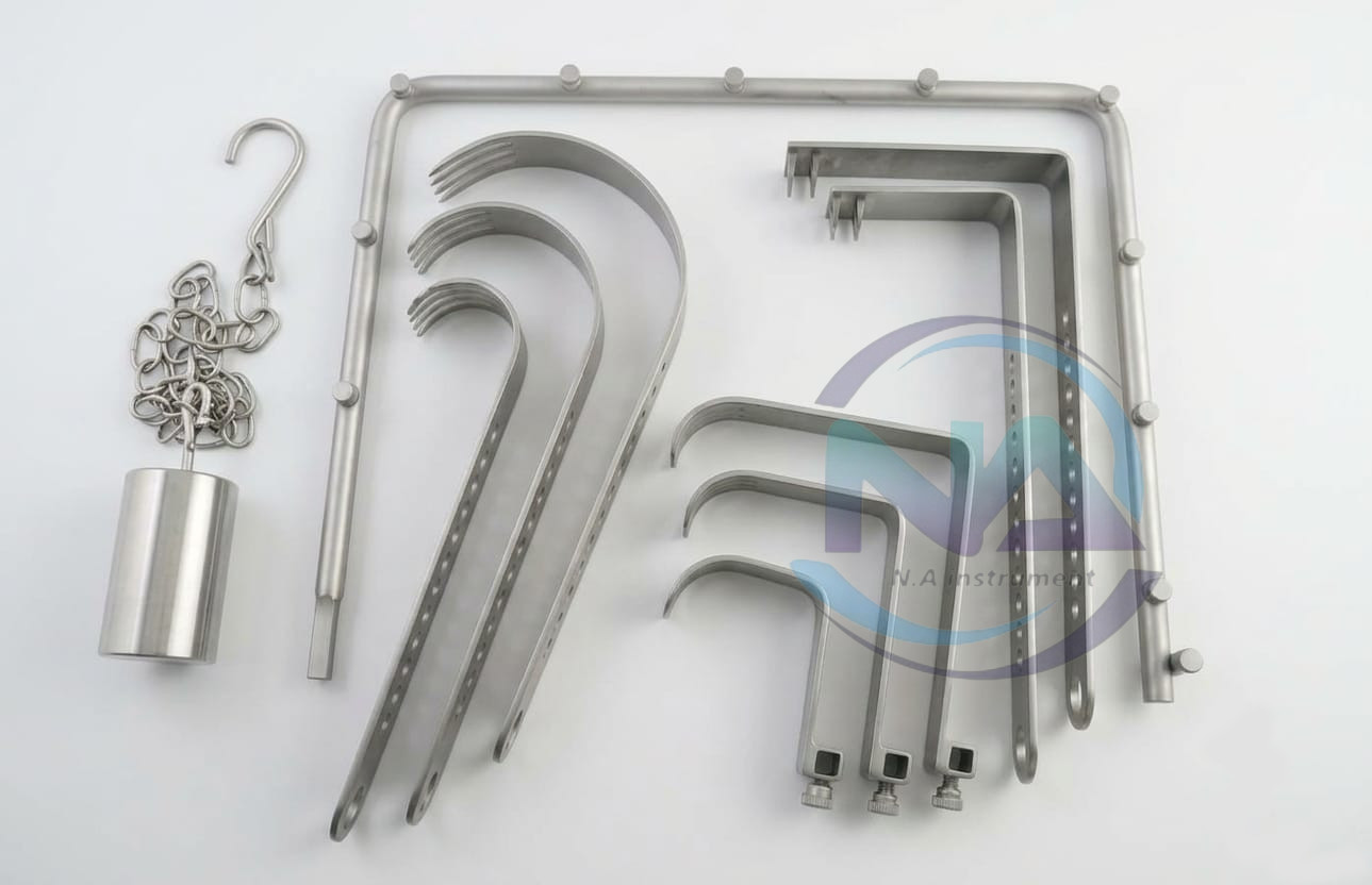 Charnley Initial Incision Retractor Complete Set of 10 Pcs Surgical Instruments