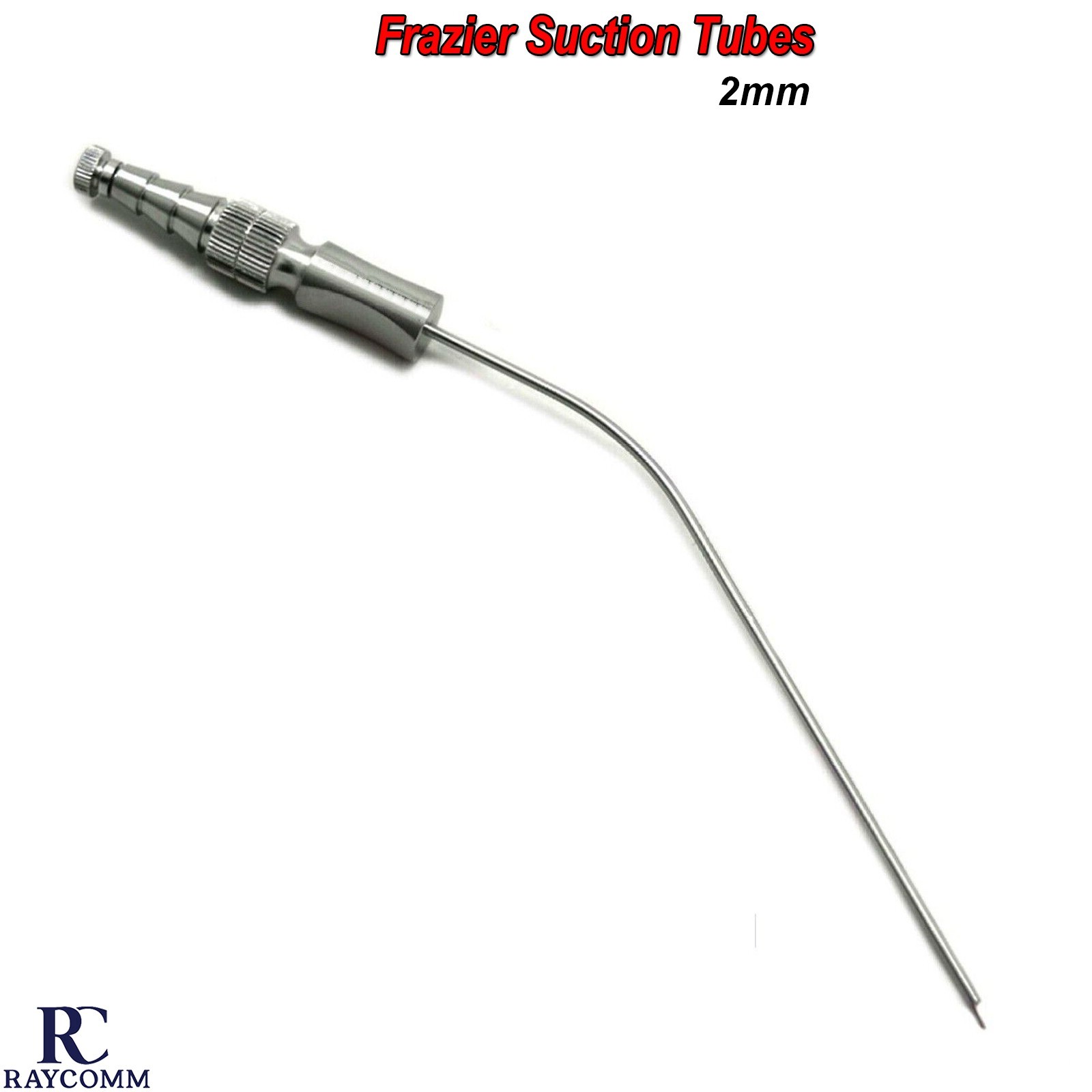 Dental Frazier Suction tube 2mm Aspirator Surgical ENT Ear Nose Instruments CE