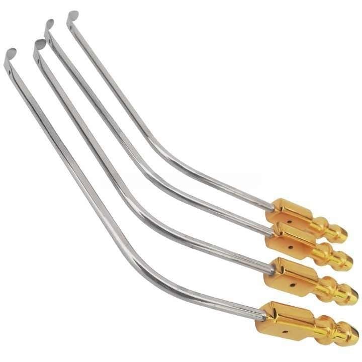 Suction Tube With Atraumatic Tip Reusable Surgical Instruments 4PCs Set