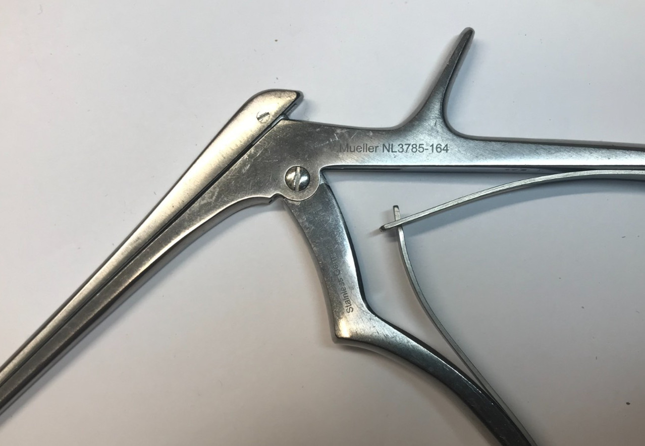 V. Mueller NL3785-164 Rhoton Sella Punch Rongeur 1mm