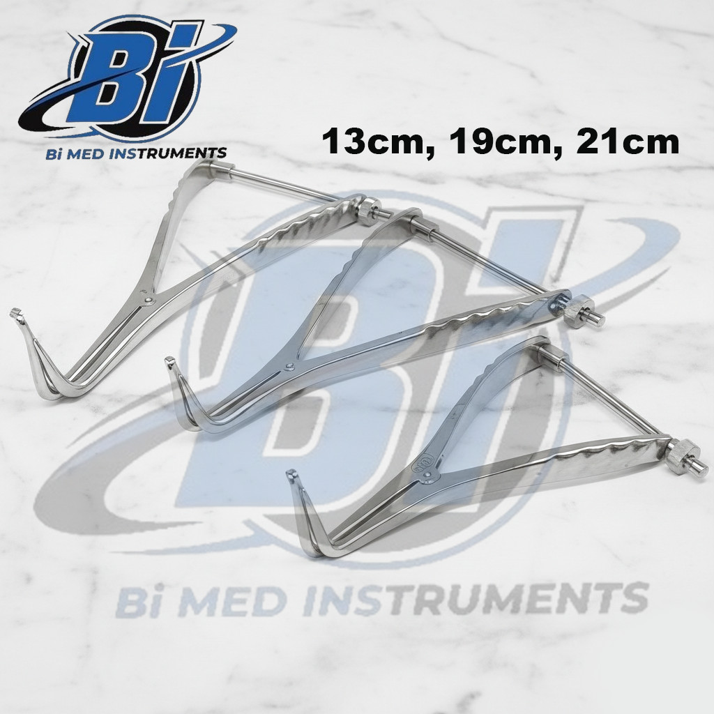 Set of 3 Stifle Distractor with Spinlock 13cm, 19cm, 21cm Orthopedic Instruments