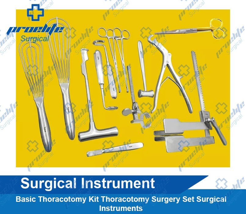 Basic Thoracotomy Kit Thoracotomy Surgery Set Surgical Instruments