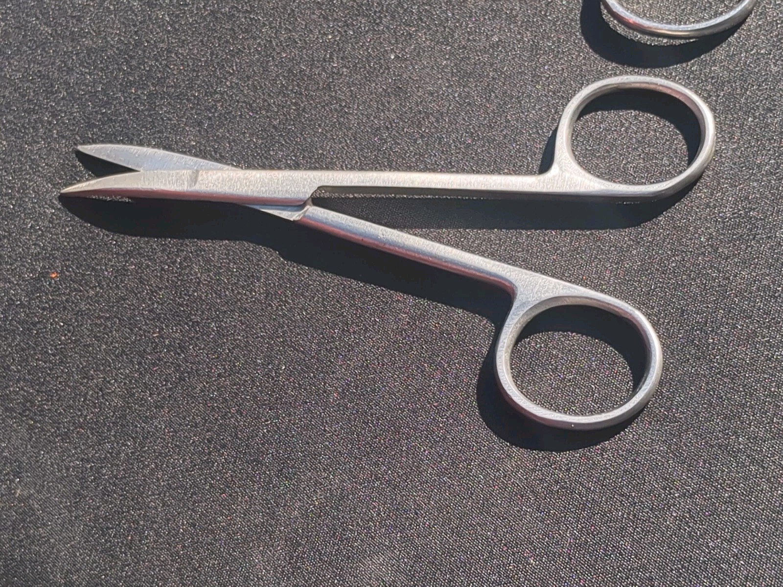 Lot of 3Hemostatic Forceps, Backhaus (Penetrating) Towel Clamp,Surgical Scissors