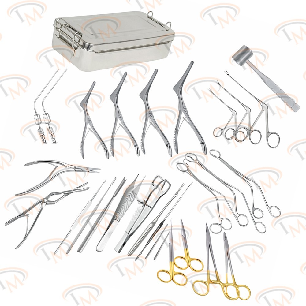 Septum Nasal surgery instruments Nose Rhinoplasty set of 26pcs ENT Set