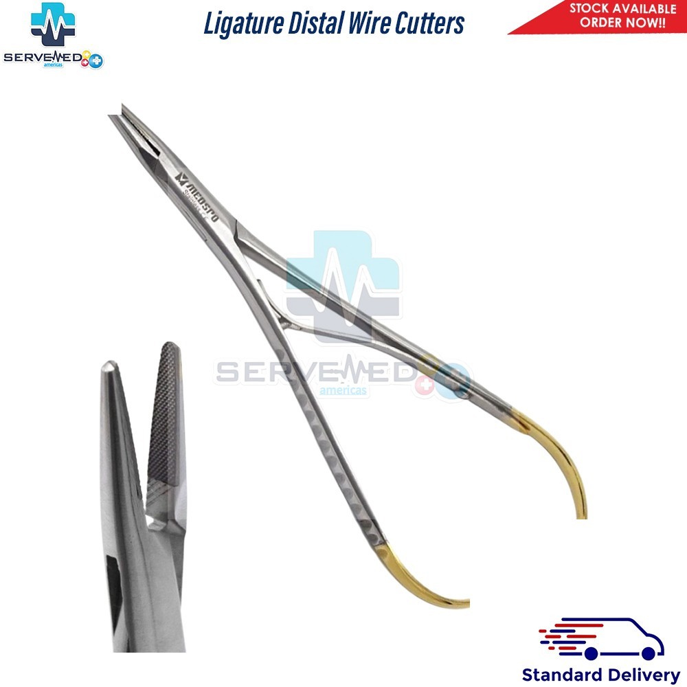 Orthodontic Ligature Distal Wire Cutters Dental Ortho Pliers Band Pusher Tweezer