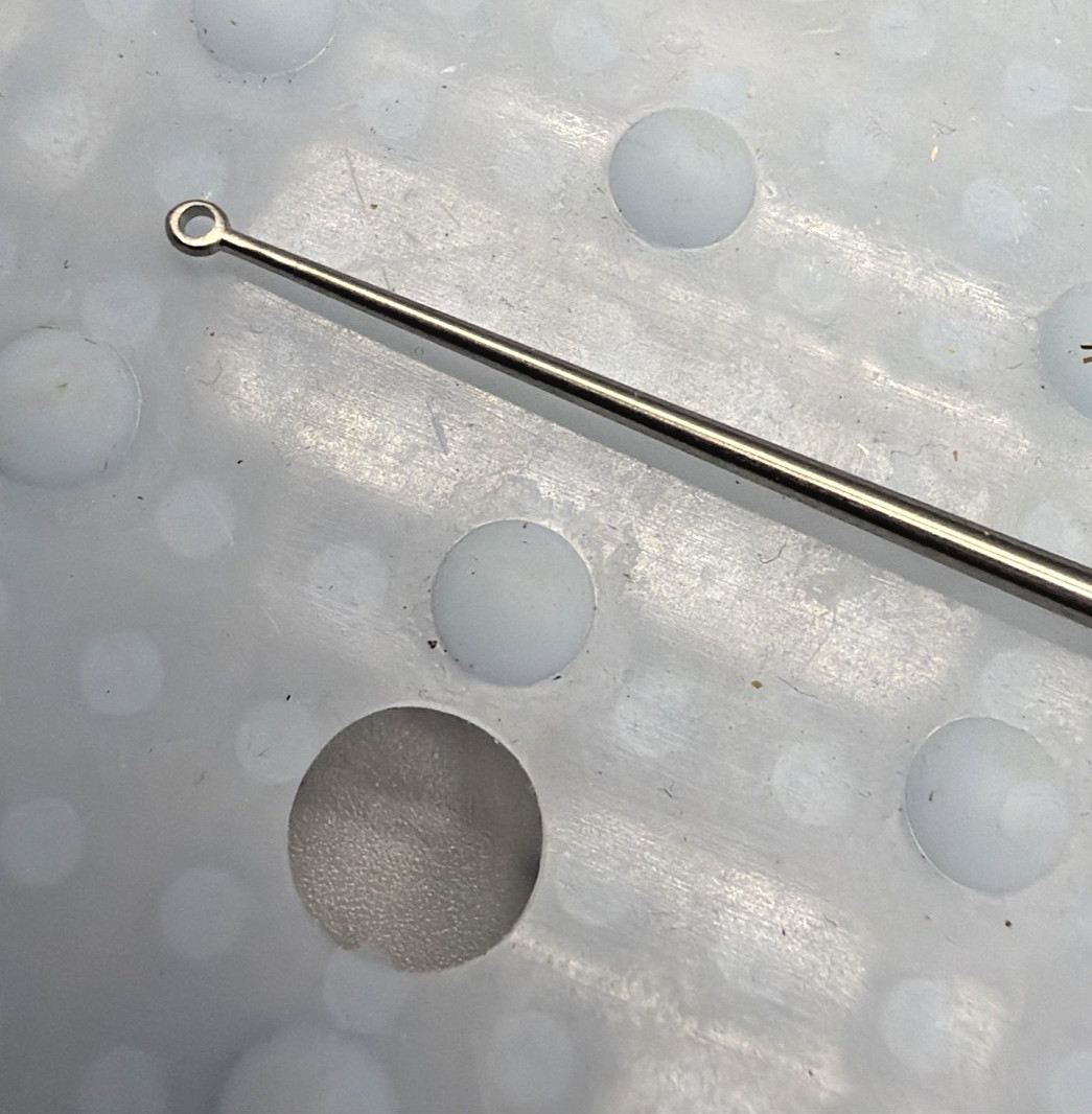 KLS Martin 36-495-02-07 Ear curette Buck straight, blunt, figure 00, 2.1mm, 17cm