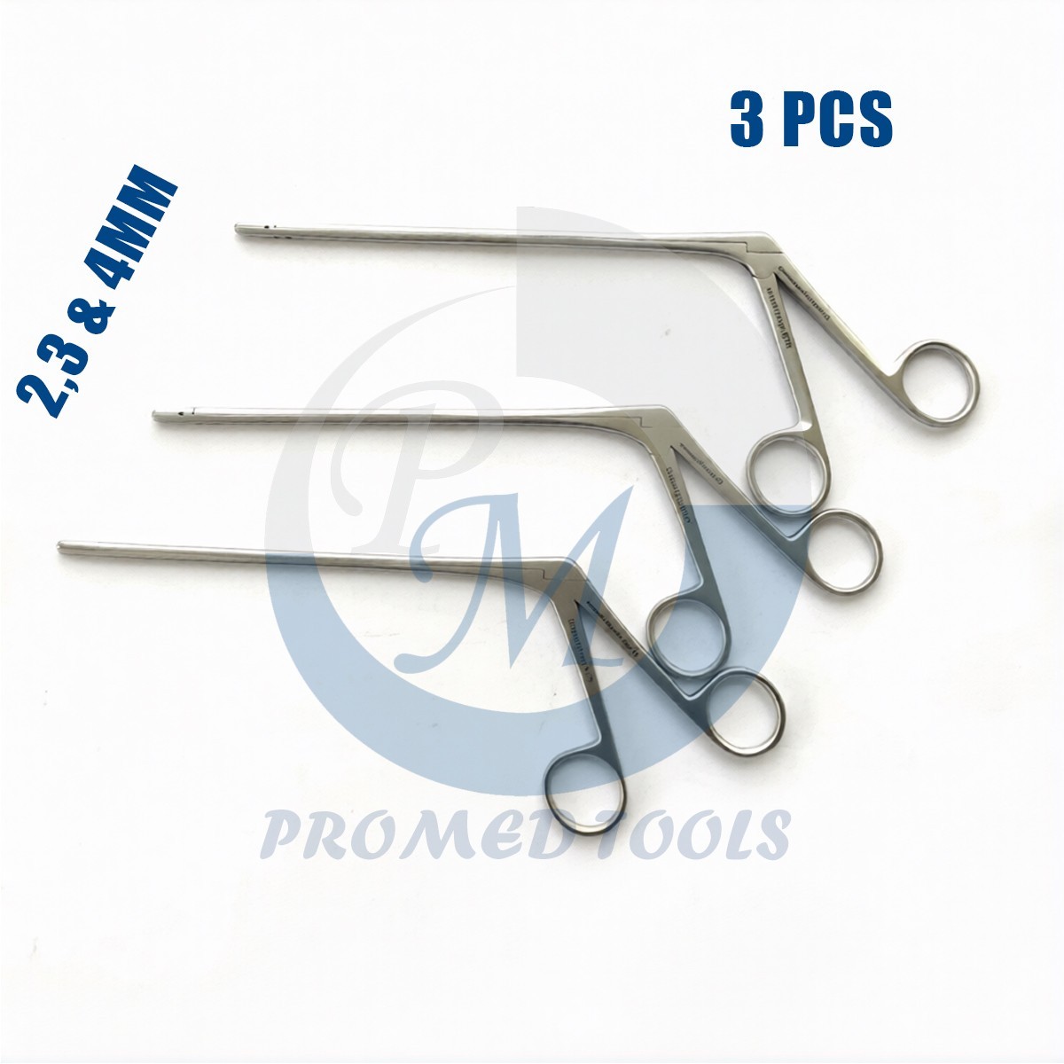 Laminectomy Rongeurs 7” STR 2,3 & 4mm Set of 3 Pcs Spine Orthopedic Instruments