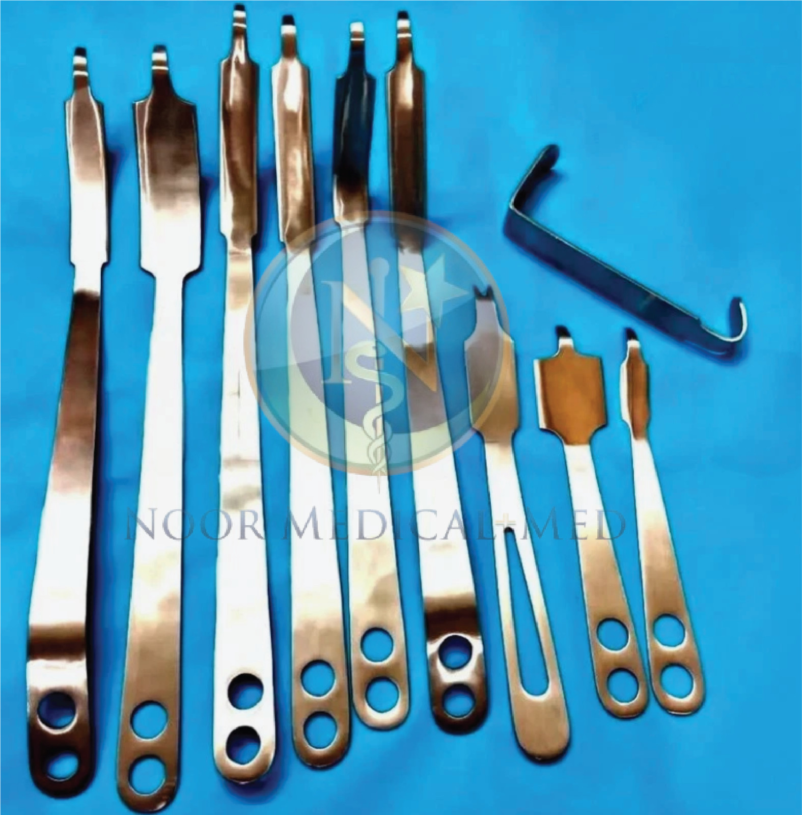 Hip Retractor Heavy Orthopedic Surgery Instruments 10 Piece Set