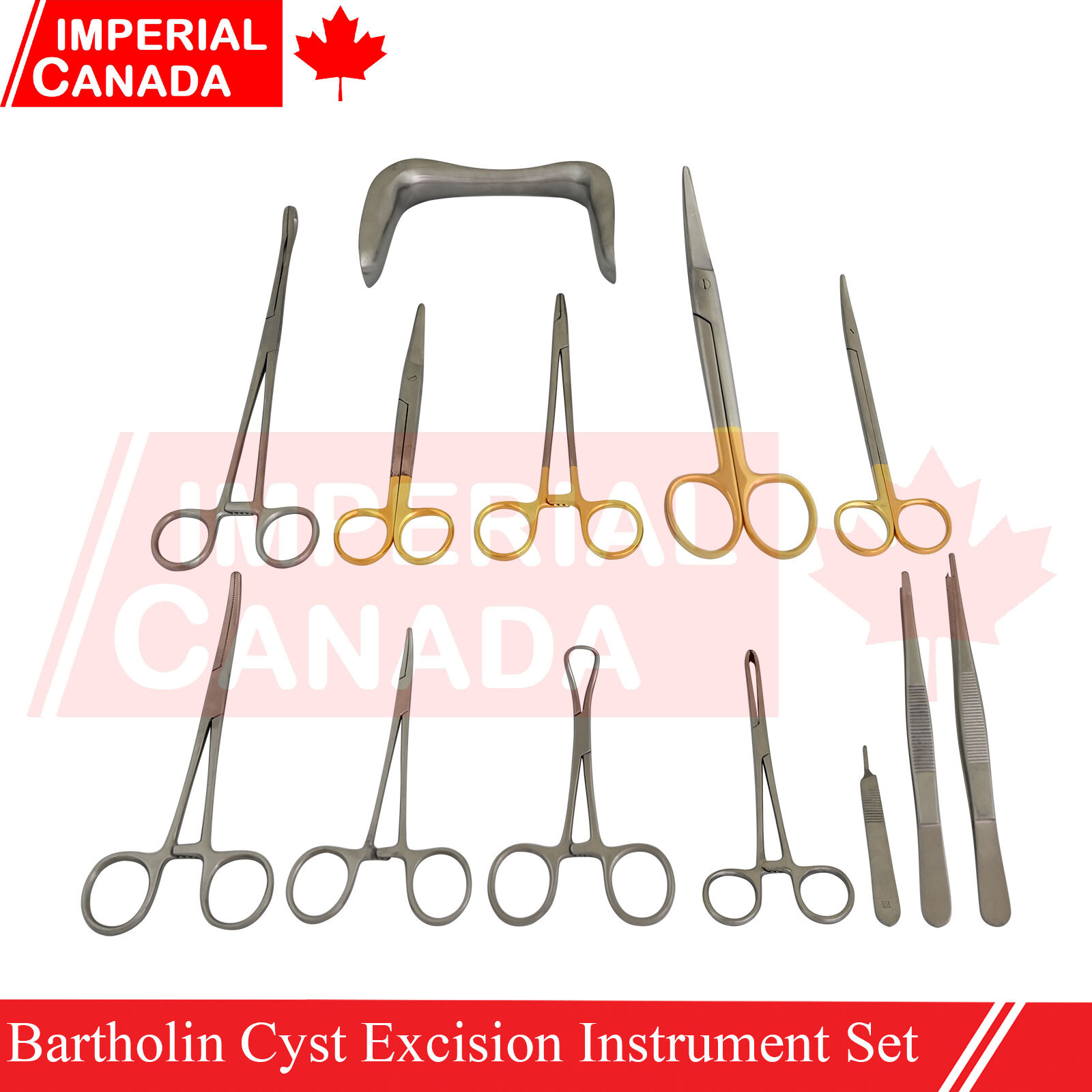 13 Pcs Bartholin Cyst Excision Instrument Set Surgical Kits High Quality DS-1717