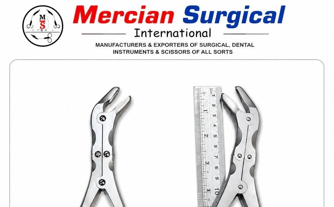 2PCS Echlin Duckbill Bone Nibbler Double Action 23cm 9″ Orthopedic Instrument