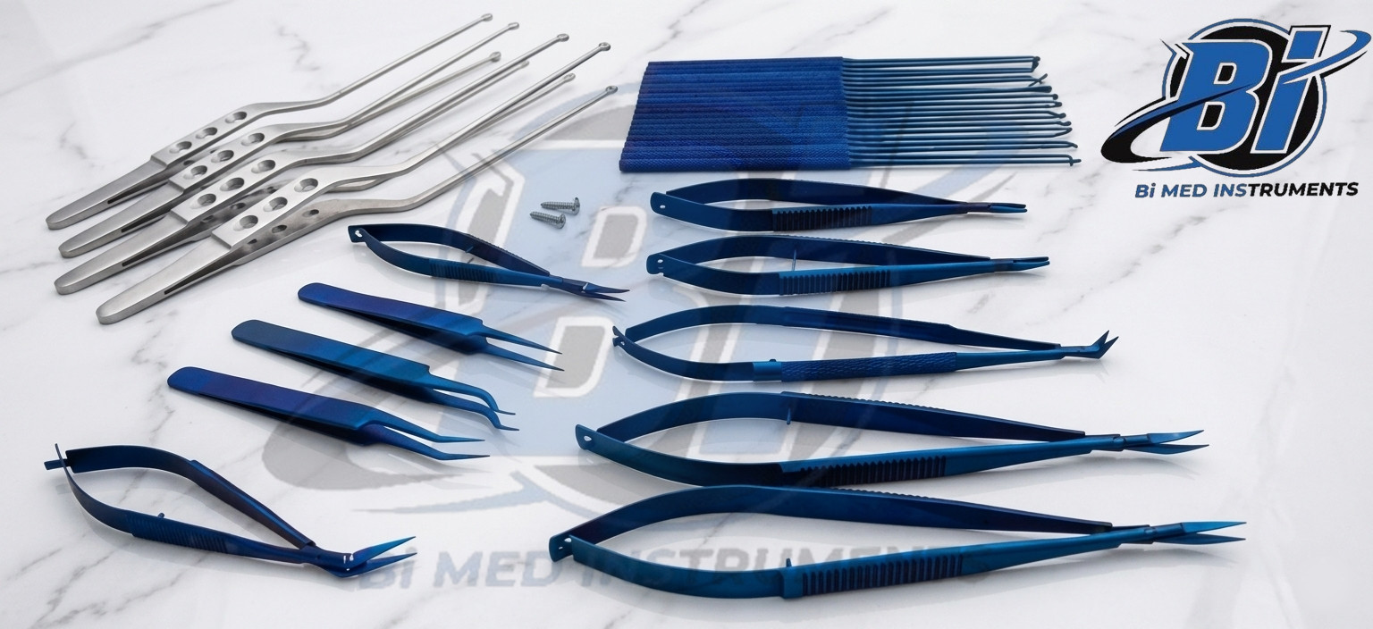 Kamiyama Micro Neuro Surgery Instrument Set Of 36 Pcs Surgical Instruments